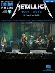 cover Drum Play Along No. 48 Metallica 1991 - 2016 Book with Online Audio Access cover